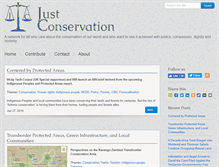 Tablet Screenshot of justconservation.org